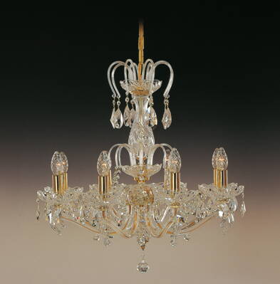 Cut glass crystal chandelier EL660819
