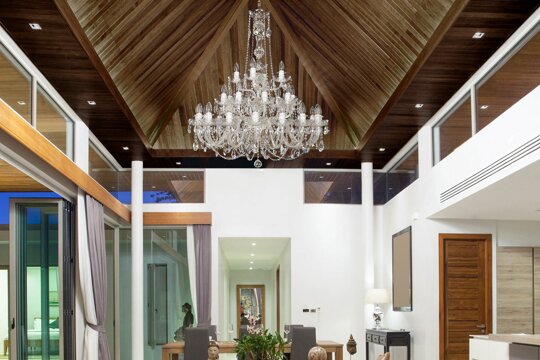 Large crystal lighting fixtures for your representative interior